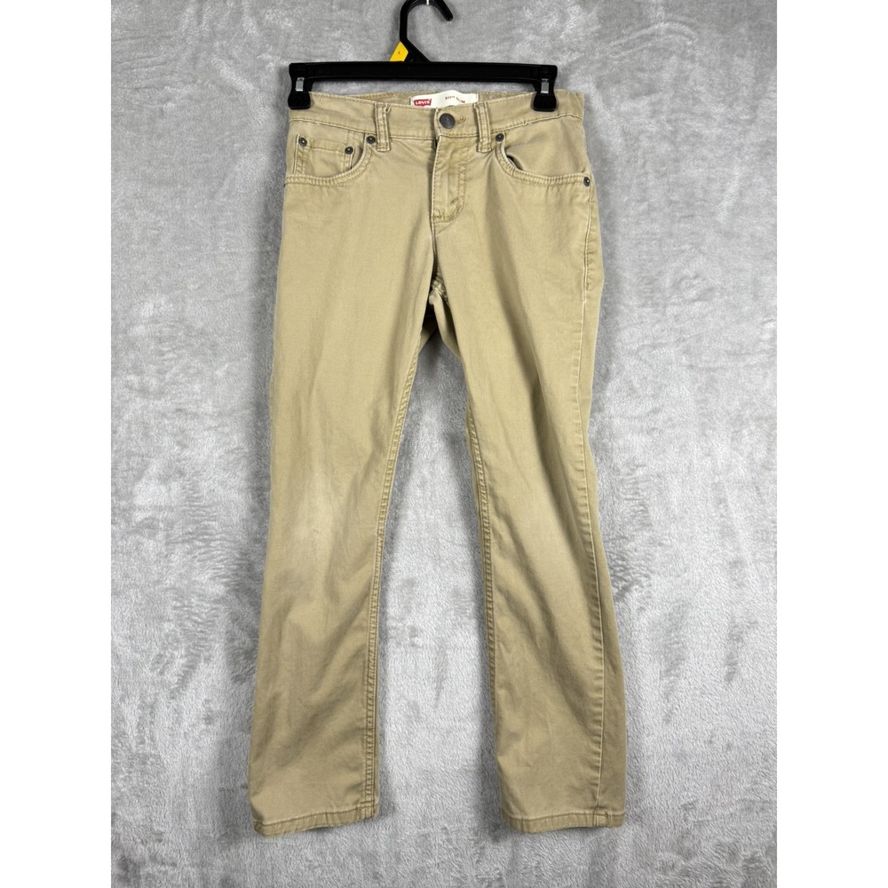 Levis 511 Boys Kids‎ Regular 10 25X25  Stretch Beige Chino Khaki Slim